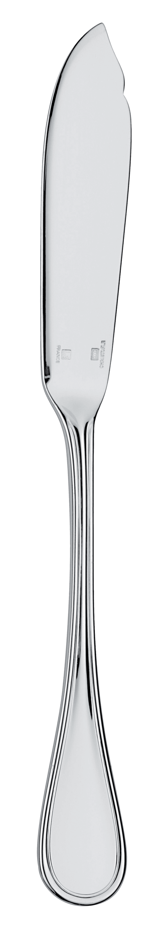 COUTEAU POISSON CHRISTOFLE France Aria 19.8Cm Metal Argenté Très Bel COUTEAU POISSON CHRISTOFLE France Aria 19.8Cm Metal Argenté Très Bel