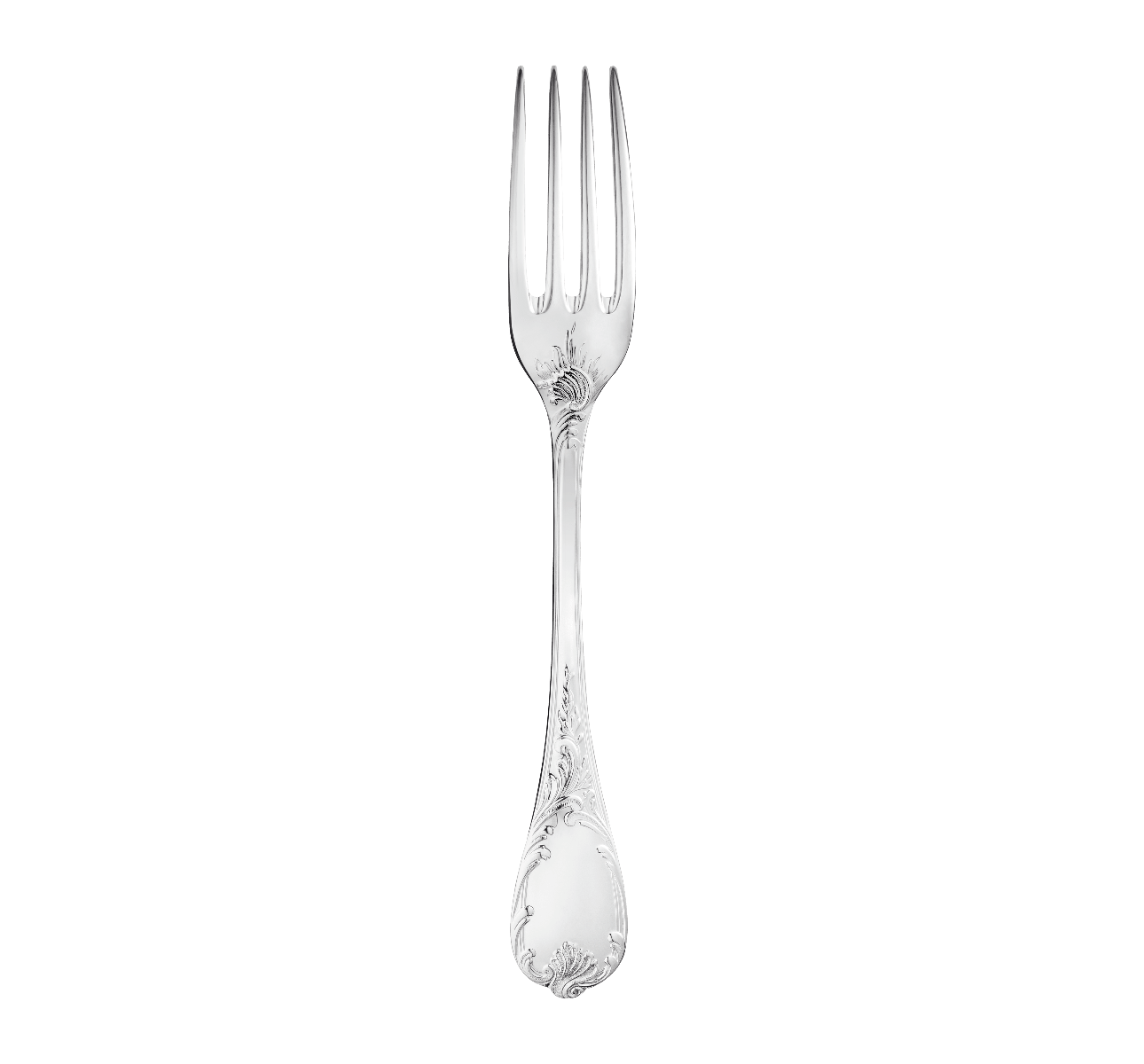 christofle fourchette de table en métal argenté 1
