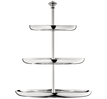 christofle 3-tier pastry stand  albi  silver plated 1