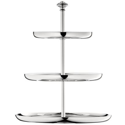 christofle 3-tier pastry stand  albi  silver plated 1