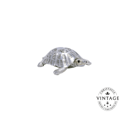 christofle vintage silvered turtle 1