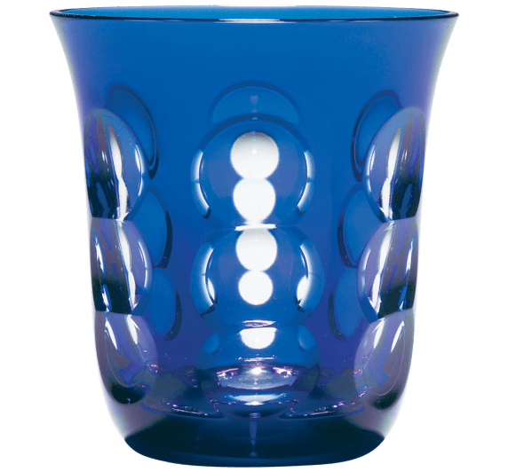 christofle blue crystal water glass 2