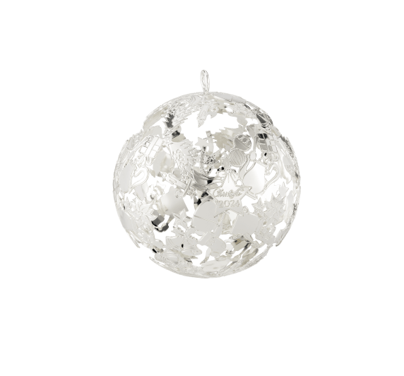 christofle silver-plated christmas ornament 2024 edition - silver 0