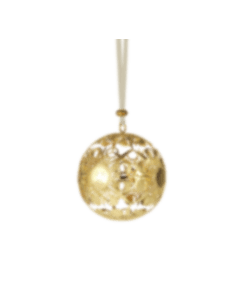 christofle silver-plated christmas ornament 2023 edition - gold 1
