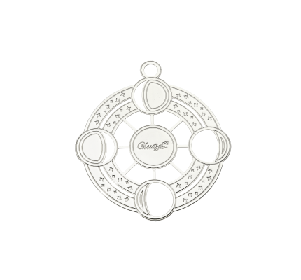christofle silver-plated moon phases ornament - 2023 0