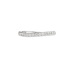 christofle diamond & white gold wedding band  1