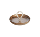 Silver-Plated and Walnut Bowl - 14cm