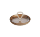 Silver-Plated and Walnut Bowl - 14cm