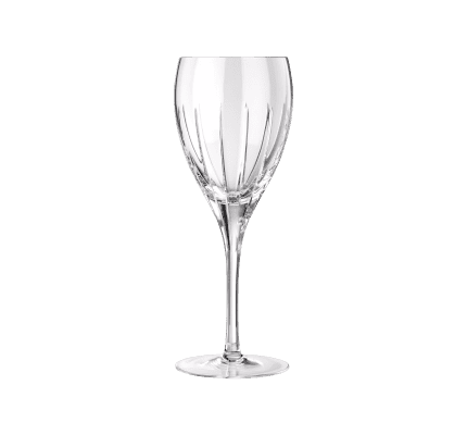 christofle set of 2 red wine crystal glasses 0