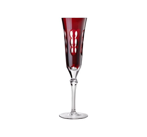 style moderne verre de cristal au plomb Verre de champagne TRAUBE 200ml orange CRISTALICA KINGDOM powered by CRISTALICA verre de haute qualité 