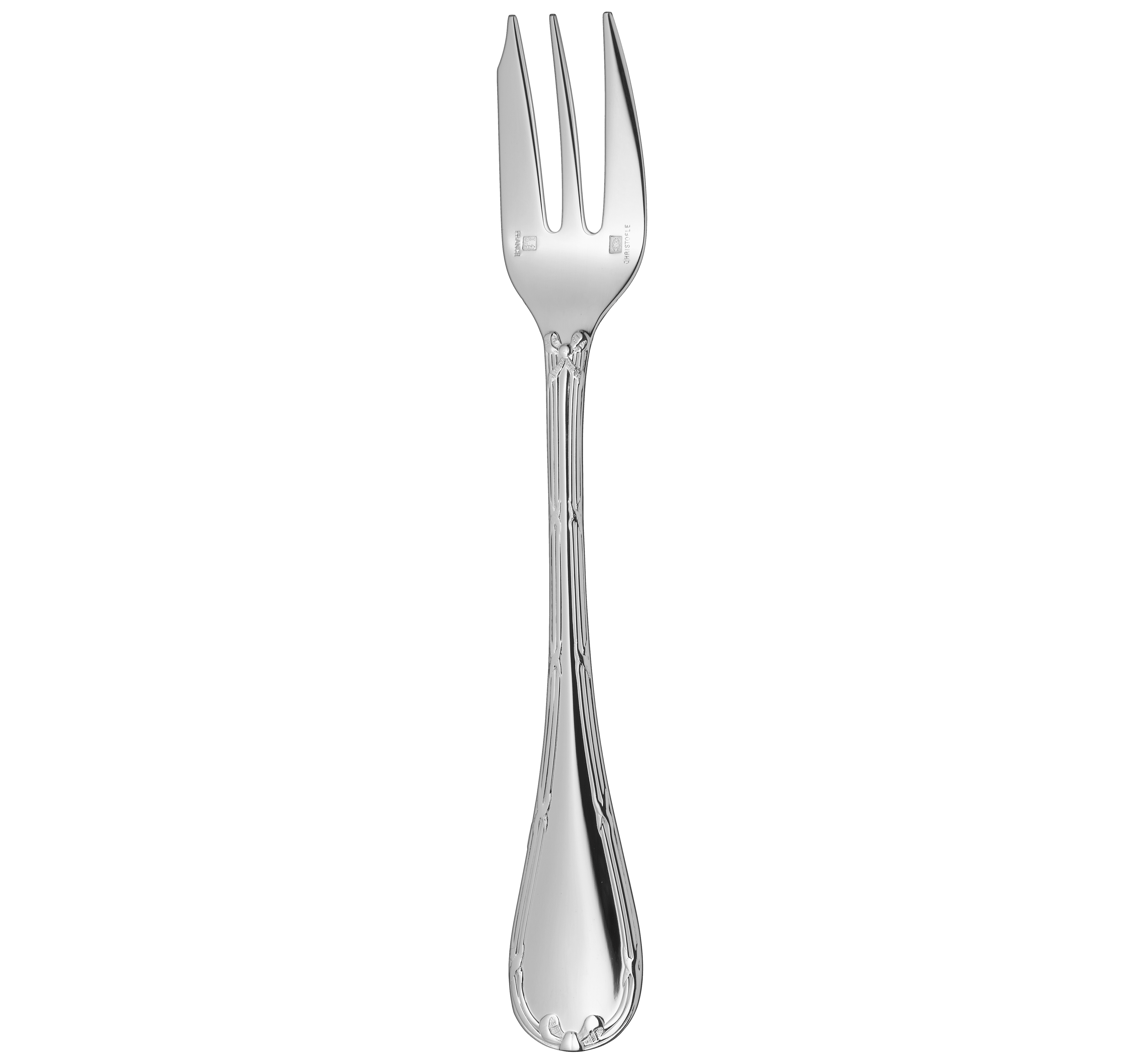 christofle fourchette à gâteaux en métal argenté 3