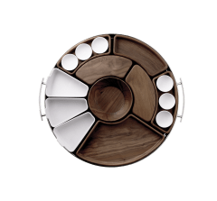 christofle stainless steel mood asia tray  1