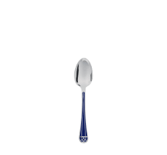 christofle silver-plated after dinner teaspoon - marbled blue 1
