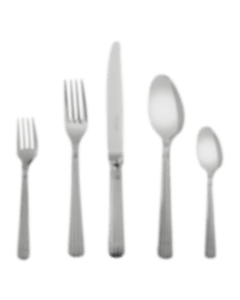 christofle 5-piece stainless steel flatware set 1