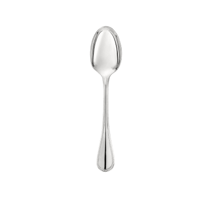 christofle espresso spoon perles  silver plated 1