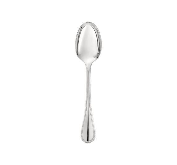 christofle espresso spoon perles  silver plated 1