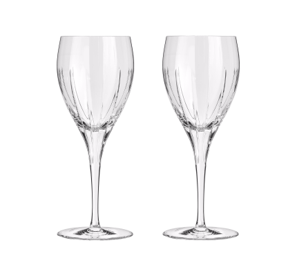 christofle lot de 2 verres à vin blanc en cristal 1