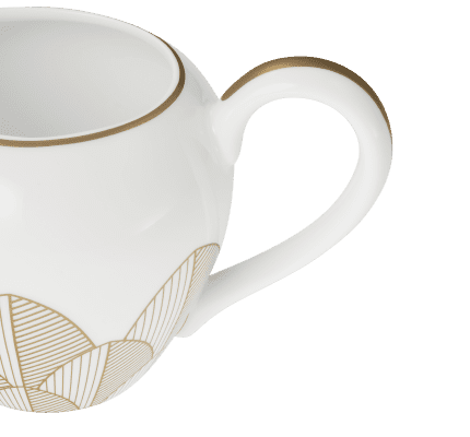 Porcelain cream pitcher 25cl Gold Finish Malmaison Impériale