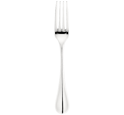 christofle standard dinner fork fidelio  silver plated 1