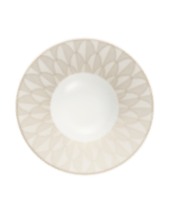 christofle Porcelain Large Rim Plate Gold Finish