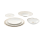 christofle porcelain large rim plate gold finish 3