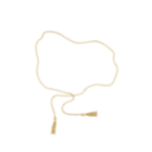 christofle Sterling Silver Gilded 18 Carats Long Necklace - Belt