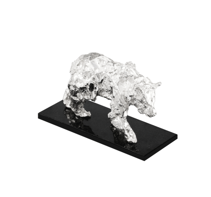 Bear small version in Sterling Silver - Haute Orfèvrerie 
