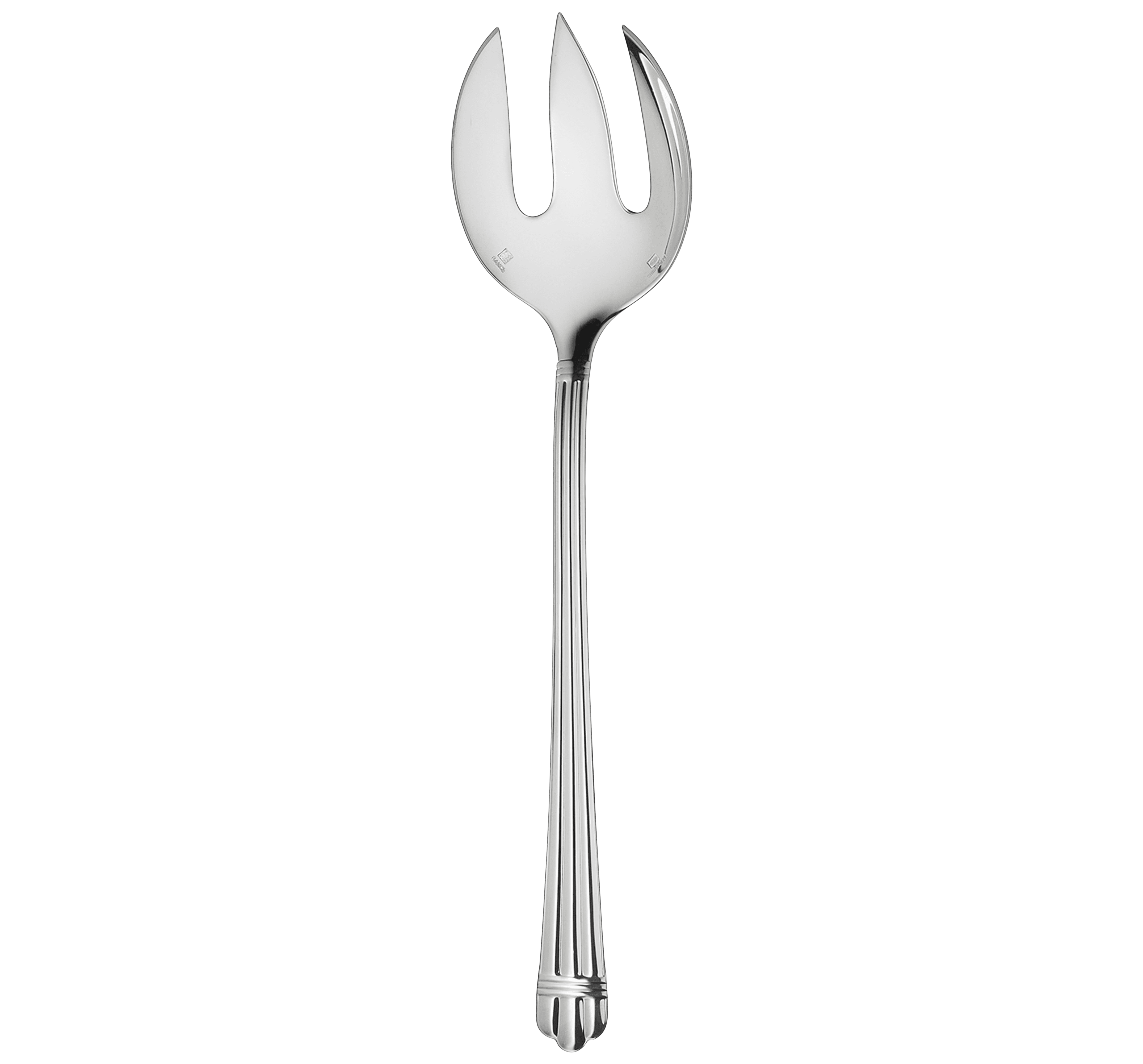 christofle Salad serving fork Aria  Silver plated