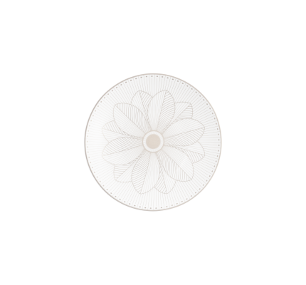christofle porcelain bread plate platinum finish 0