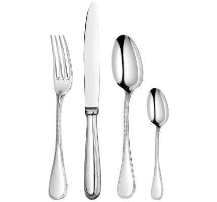 christofle flatware set for 12 people (48 pieces) perles 2  stainless s 1