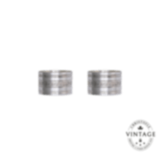 christofle Vintage Silvered Napkin Rings - Set of 2 