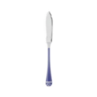 christofle Couteau à poisson en métal argenté - Bleu Marbré