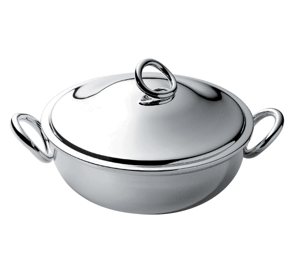 christofle vegetable dishe with lid vertigo  silver plated 2