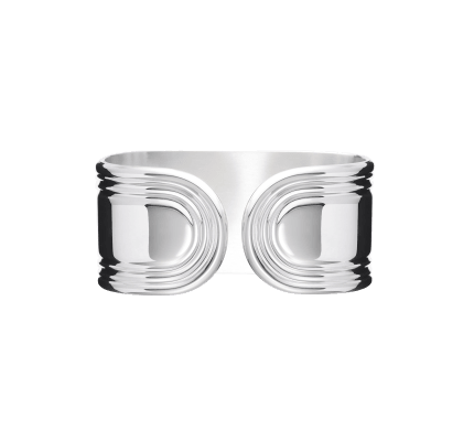 christofle silver-plated opened napkin ring 3