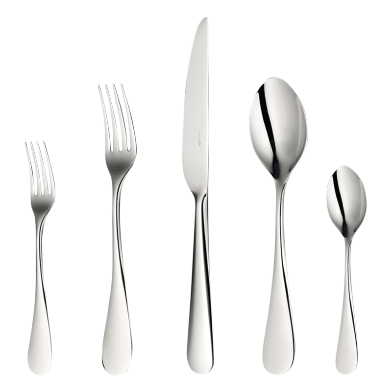 Christofle 75-Piece Stainless Steel Flatware Set with chest Origine