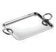 christofle tray 20x16 cm 2 handles vertigo  silver plated 1