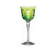 christofle Lime Crystal Wine Glass