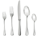 christofle 24-piece silver-plated flatware set with chest 1