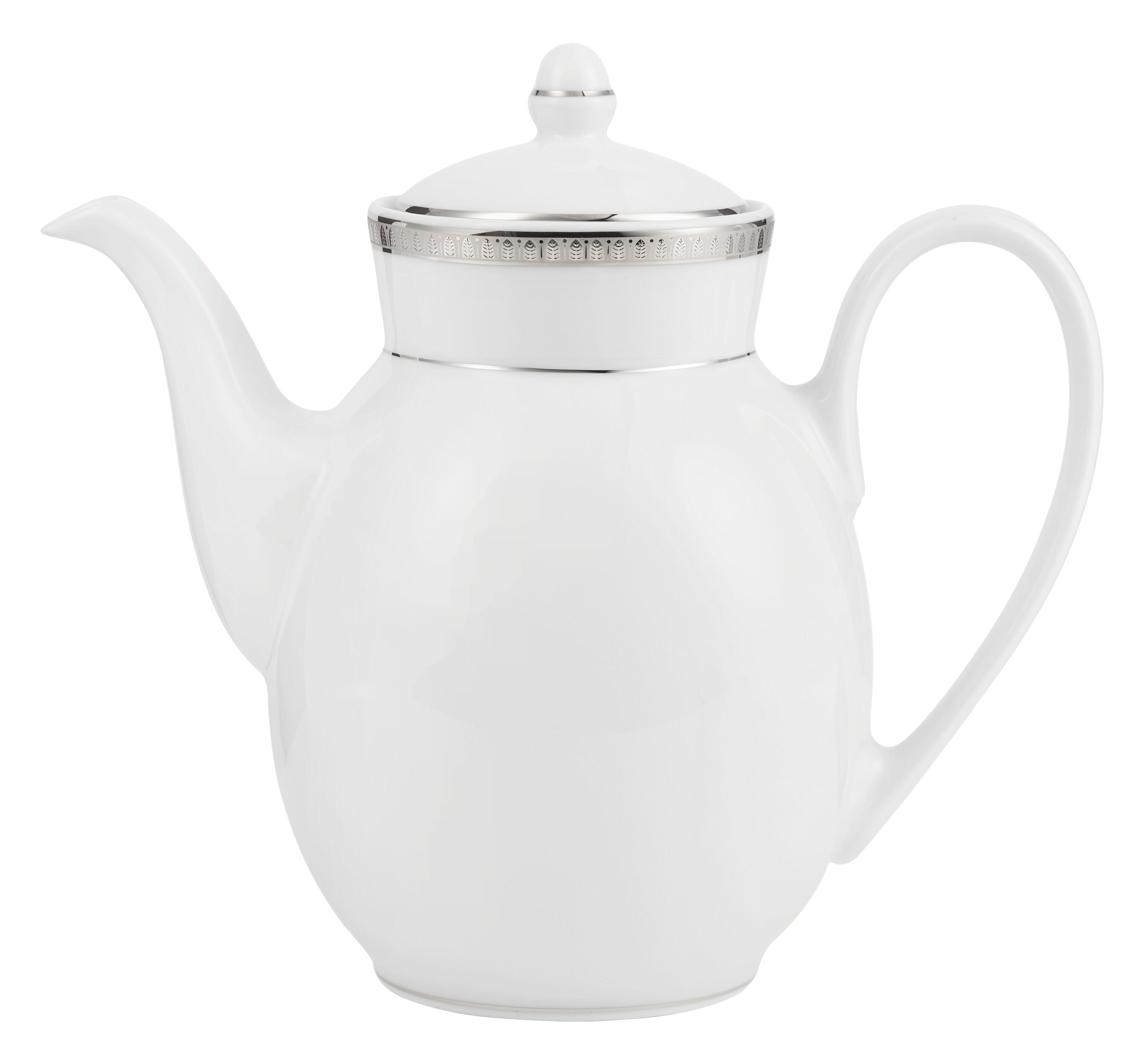 christofle porcelain pot platinum finish 0