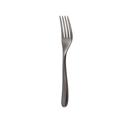 christofle black stainless steel dessert fork  3