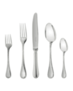 christofle 5-piece Silver Plated Flatware Set