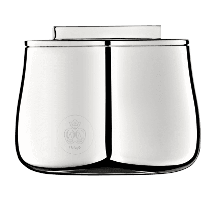 christofle sugar bowl silver time  silver plated 2