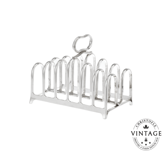 christofle silver-plated bread rack 1