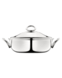 christofle Vegetable dishe with lid Vertigo  Silver plated