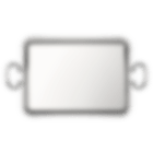 christofle Silver Plated Rectangular Tray with Handles - 43 x 31 cm  