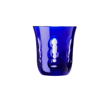 Water goblet Kawali Crystal Blue