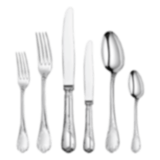 christofle flatware set for 6 people (36 pieces) marly  sterling silver 1
