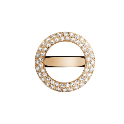 56 diamond bridge ring gold and diamants 
