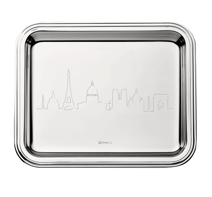 Silver-plated Tray PARIS - 20 x 16 cm