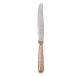 christofle gilded silver plated dinner knife - pink gold 1